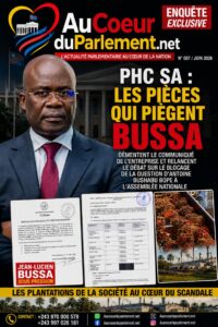 PHC SA : les pièces qui piègent Bussa, démentent le communiqué de l&rsquo;entreprise et relancent le débat sur le blocage de la question d&rsquo;Antoine Bushabu Bope à l&rsquo;Assemblée nationale