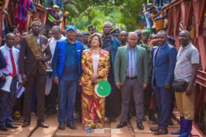 Pont Mbimbi : Marie-Claire Kengo wa Dondo tient sa promesse et mise sur le désenclavement de Mobayi-Mbongo